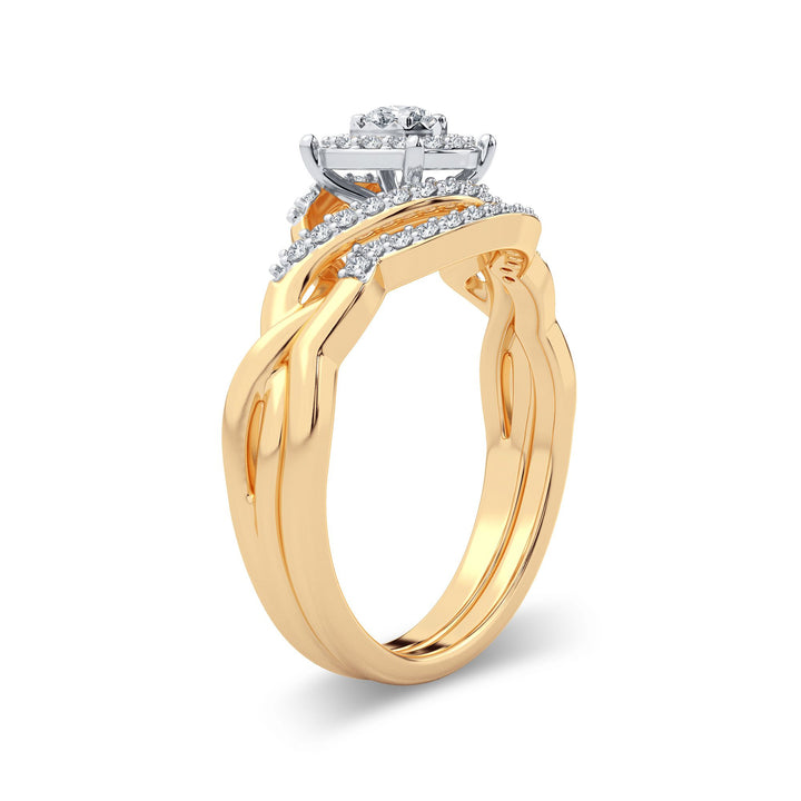 14K 0.33CT Diamond Bridal Ring