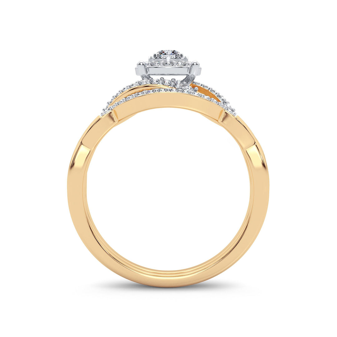 14K 0.33CT Diamond Bridal Ring