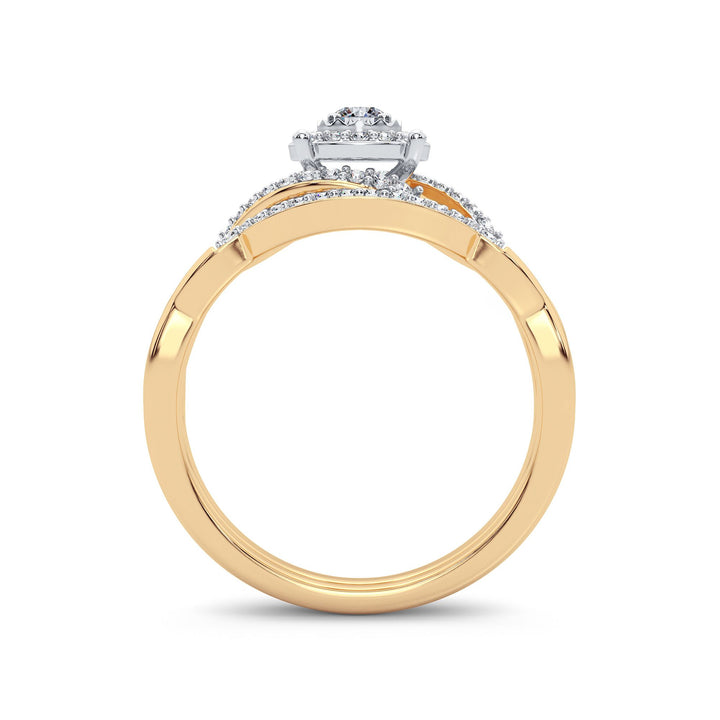 14K 0.33CT Diamond Bridal Ring