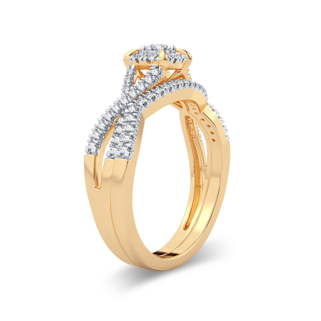 14K 0.33CT Diamond Bridal Ring