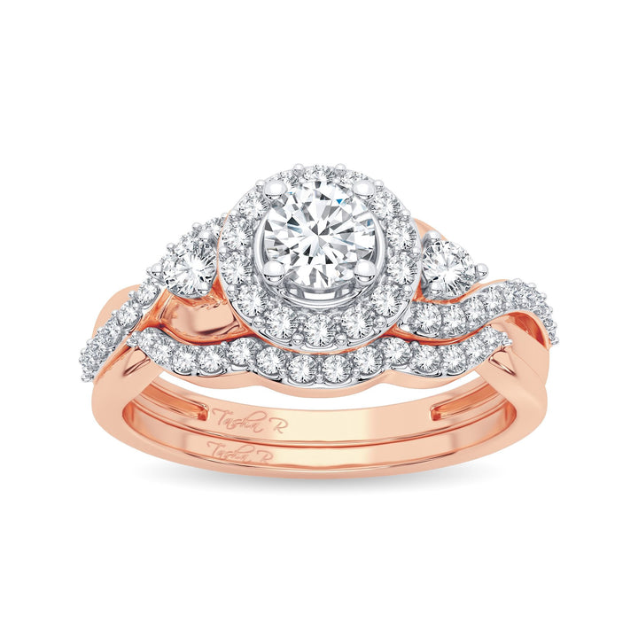 14K 0.50CT Diamond Bridal Ring