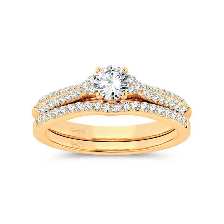 14K 0.60ct Diamond Bridal Ring