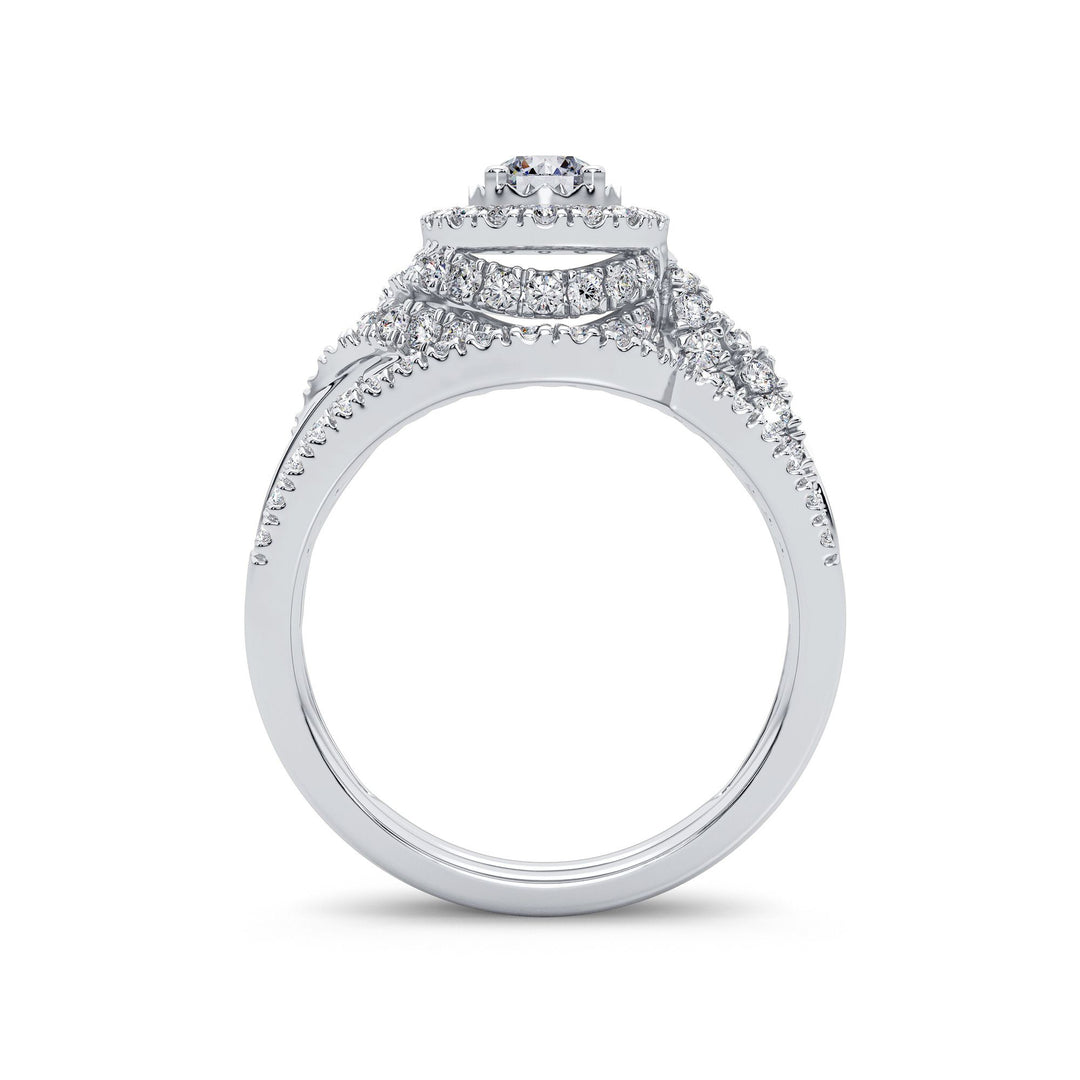 14K 1.00CT Diamond Bridal Ring