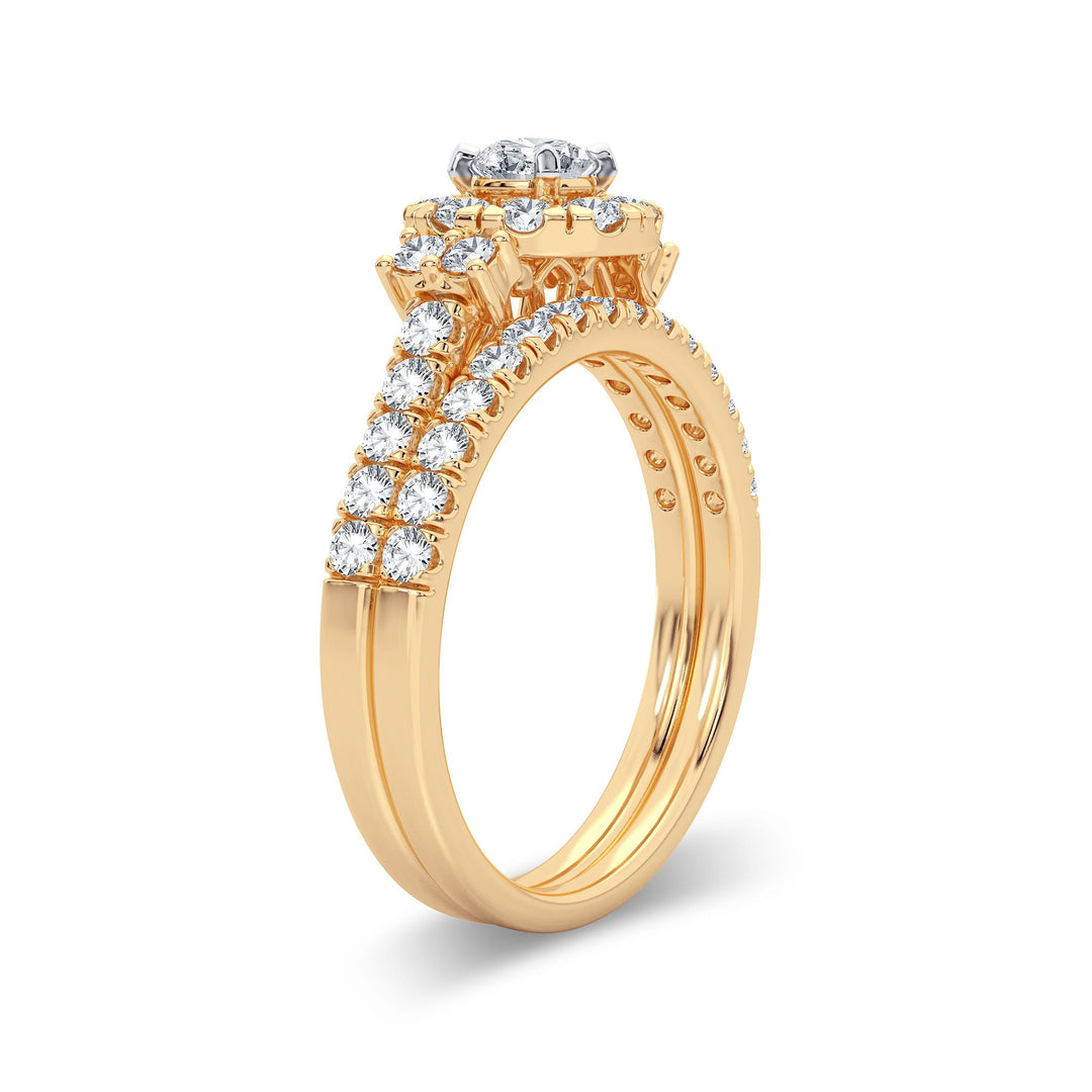 14K 1.00CT Diamond Bridal Ring