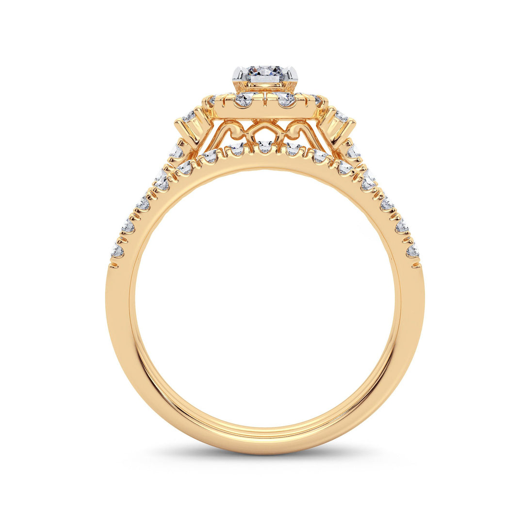 14K 1.00CT Diamond Bridal Ring