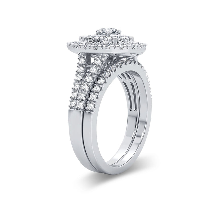 14K 1.00CT Diamond Bridal Ring