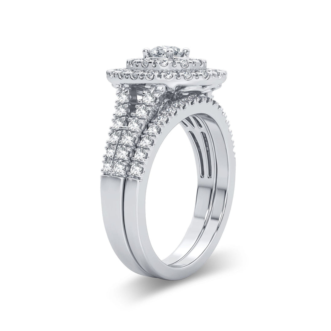 14K 1.00CT Diamond Bridal Ring