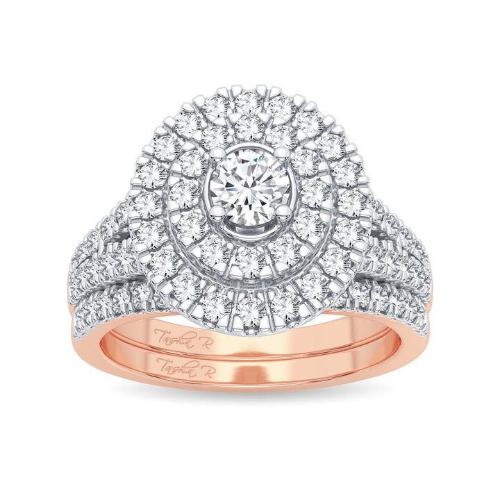 14K 1.00CT Diamond Bridal Ring