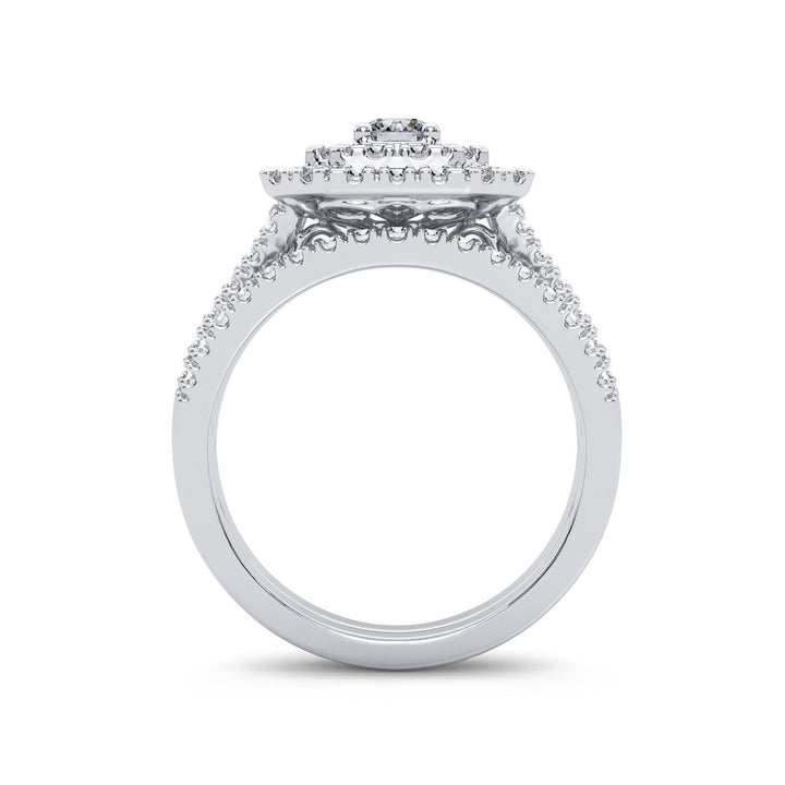 14K 1.00CT Diamond Bridal Ring