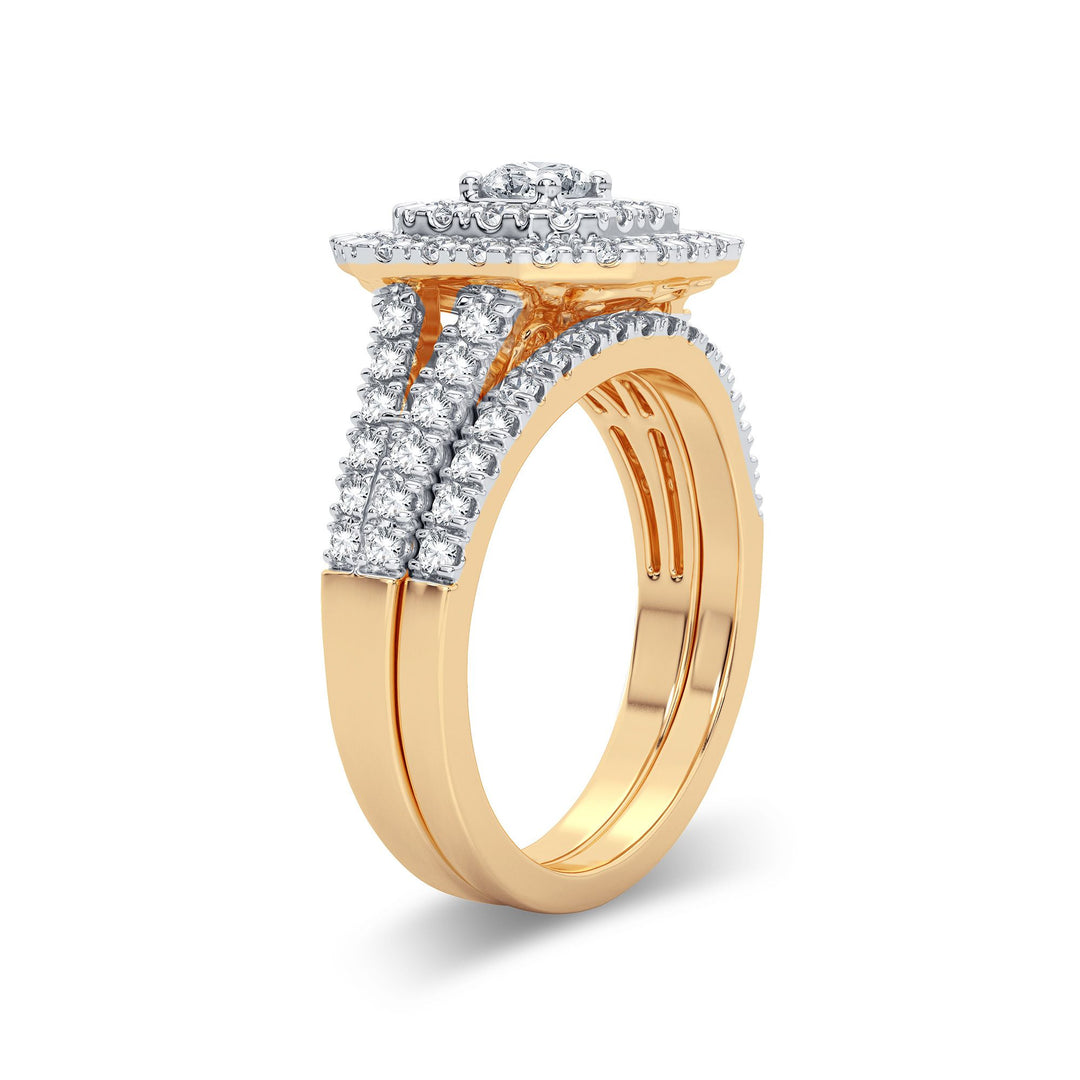 14K 1.00CT Diamond Bridal Ring