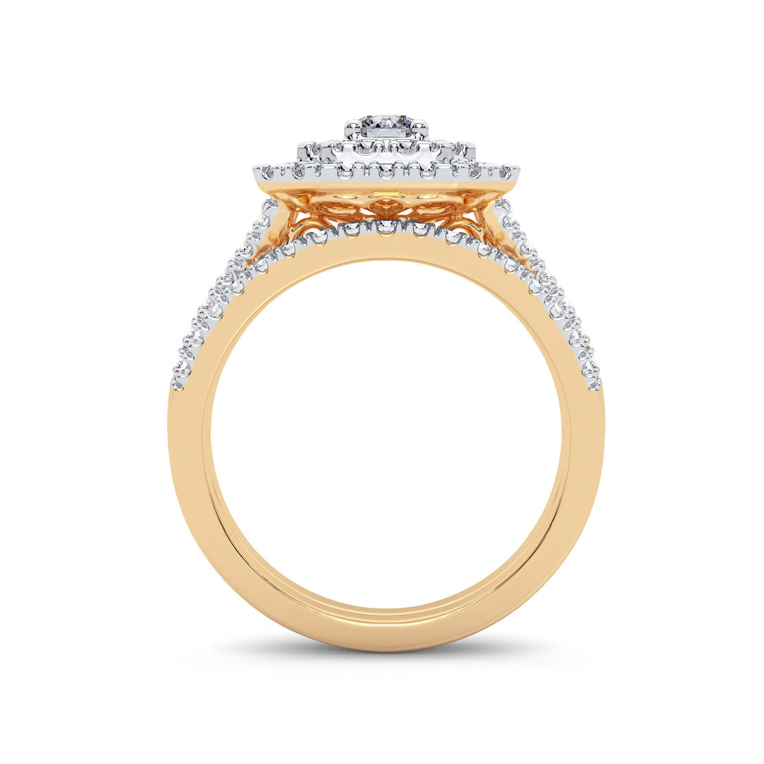 14K 1.00CT Diamond Bridal Ring