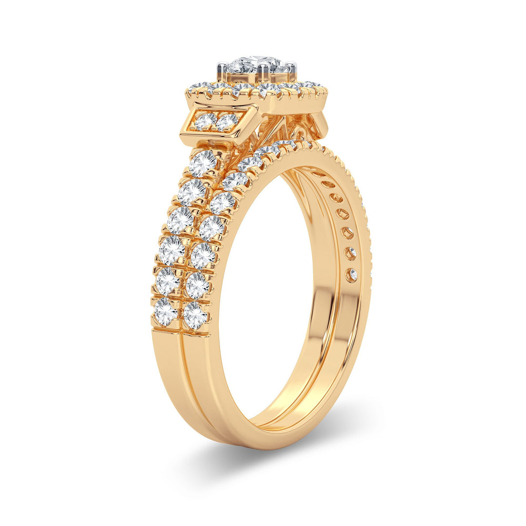 14K 1.00CT Diamond Bridal Ring