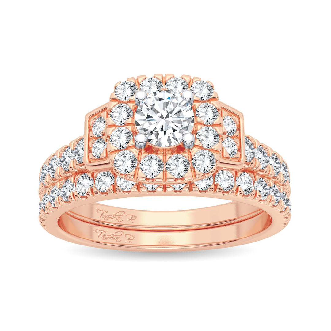 14K 1.00CT Diamond Bridal Ring