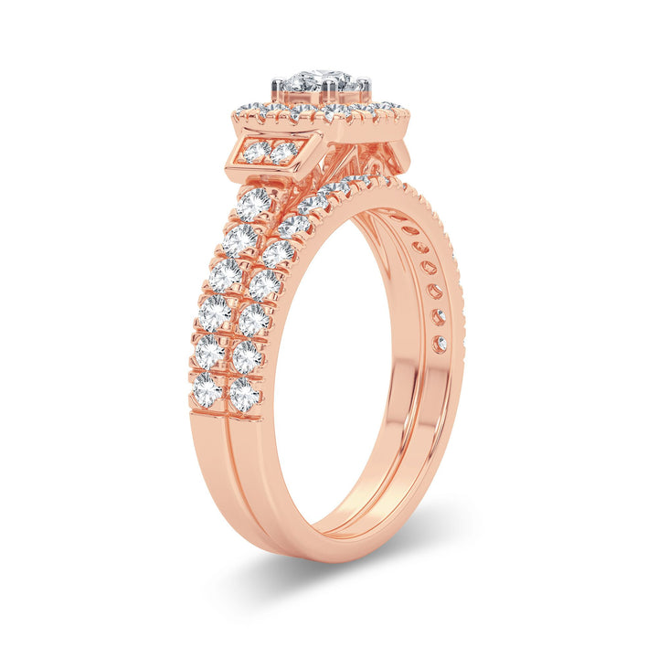 14K 1.00CT Diamond Bridal Ring