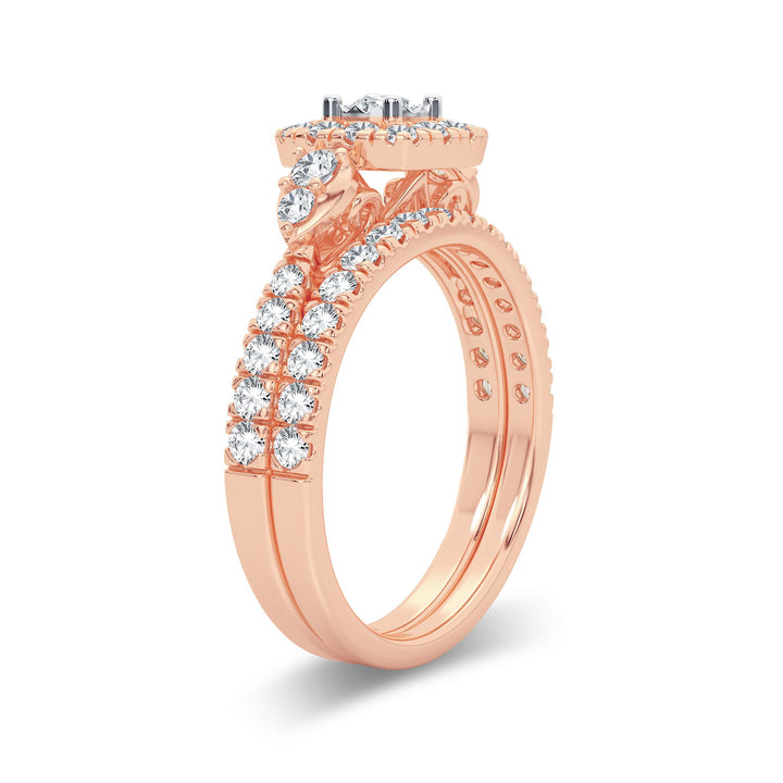 14K 1.00CT Diamond Bridal Ring