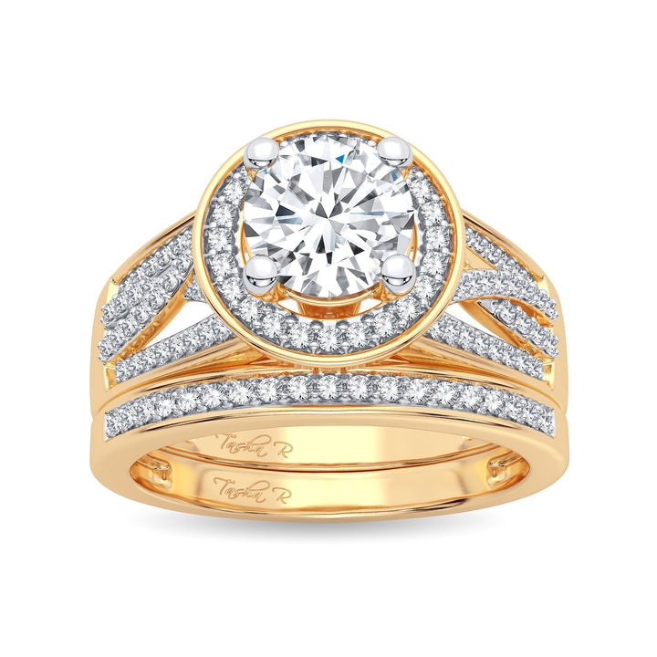 14K 1.45CT Diamond Bridal Ring