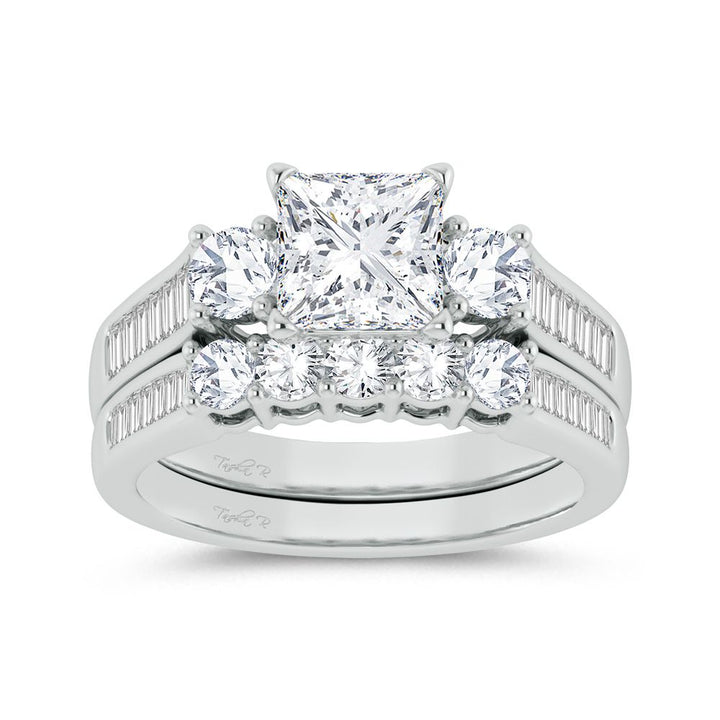 14K 2.12ct Diamond Bridal Ring