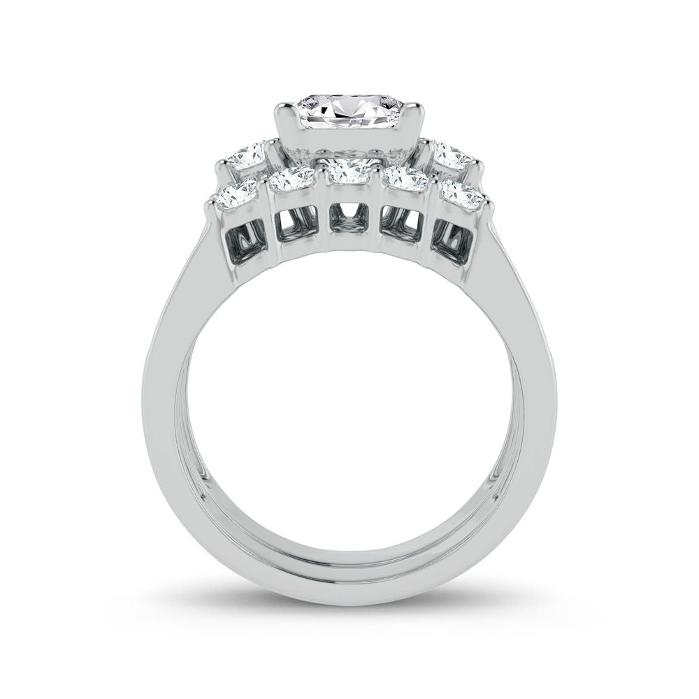 14K 2.12ct Diamond Bridal Ring