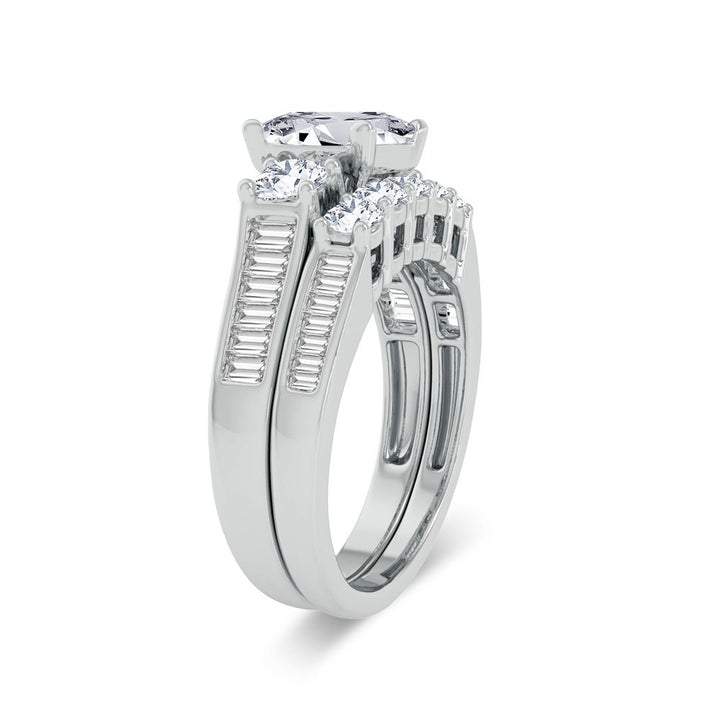 14K 2.12ct Diamond Bridal Ring