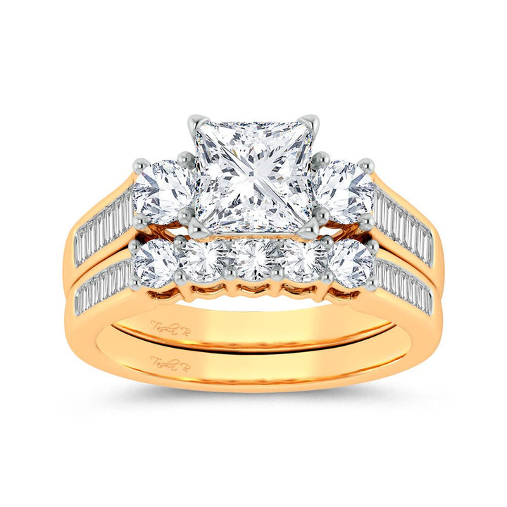 14K  2.12ct Diamond Bridal Ring