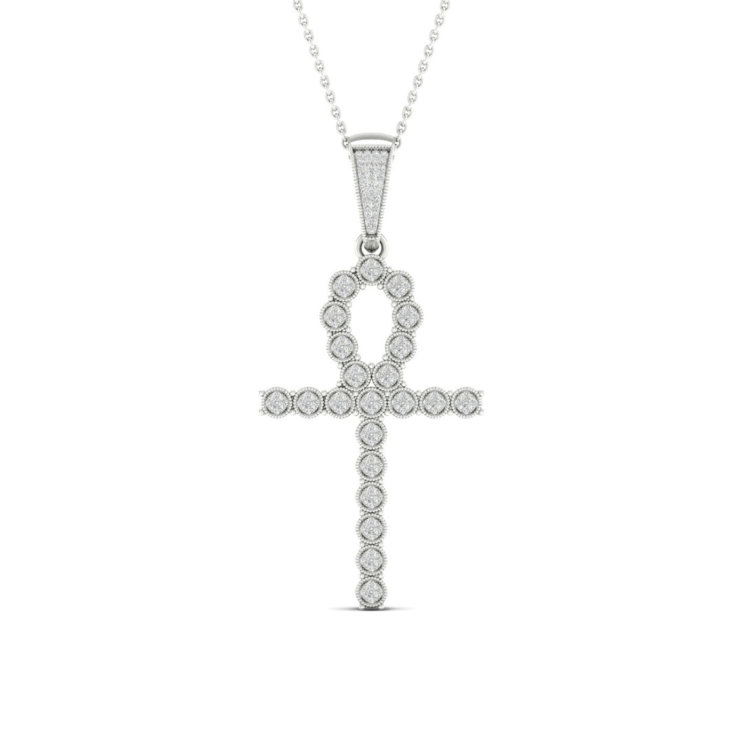 10K 0.38CT Diamond Pendant