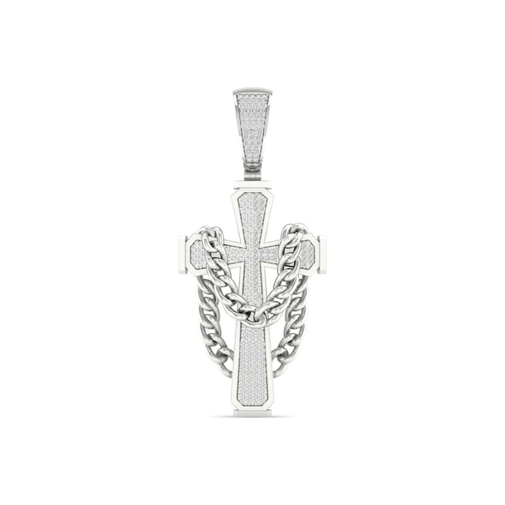 10K 0.43CT Diamond Pendant