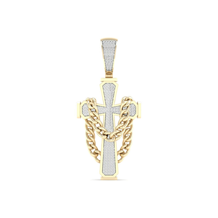 10K 0.43CT Diamond Pendant