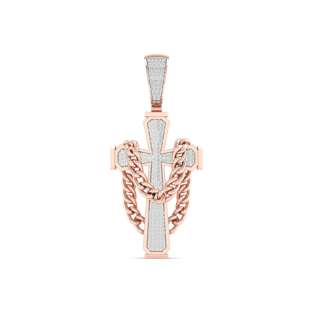 10K 0.43CT Diamond Pendant