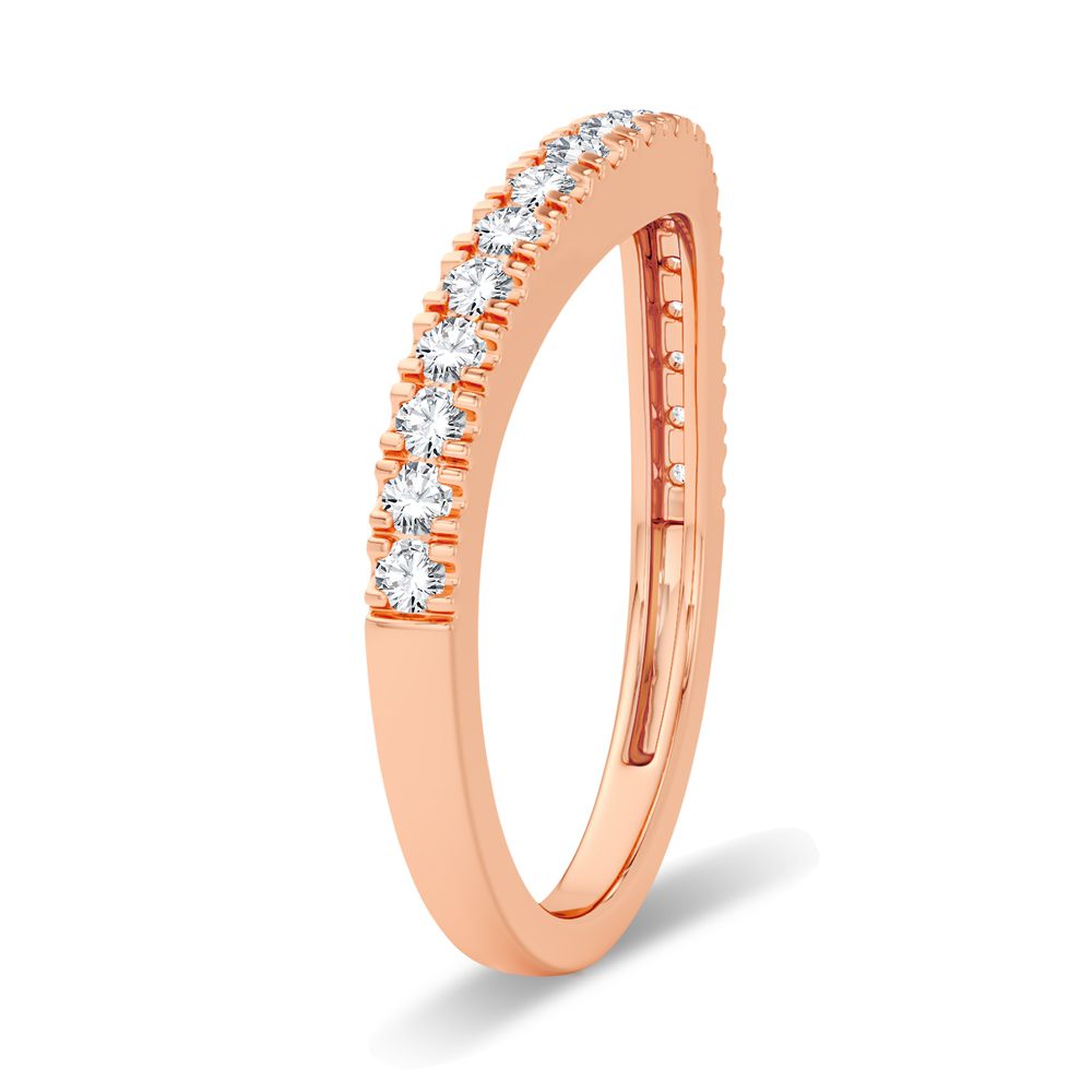 14K 0.30CT Diamond Enhancer Band