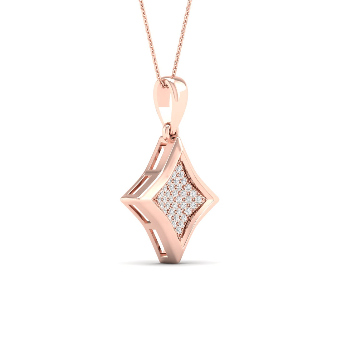 10K 0.10CT Diamond Pendant