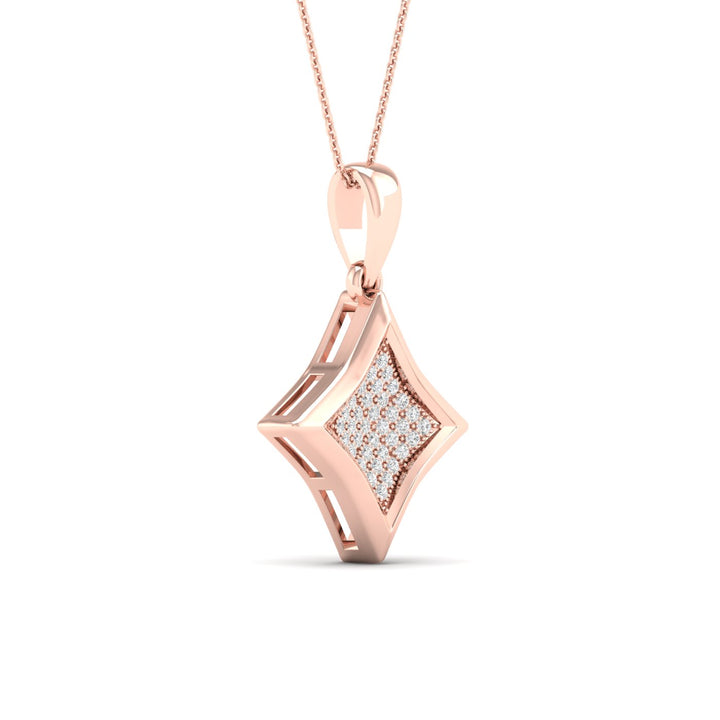 10K 0.10CT Diamond Pendant