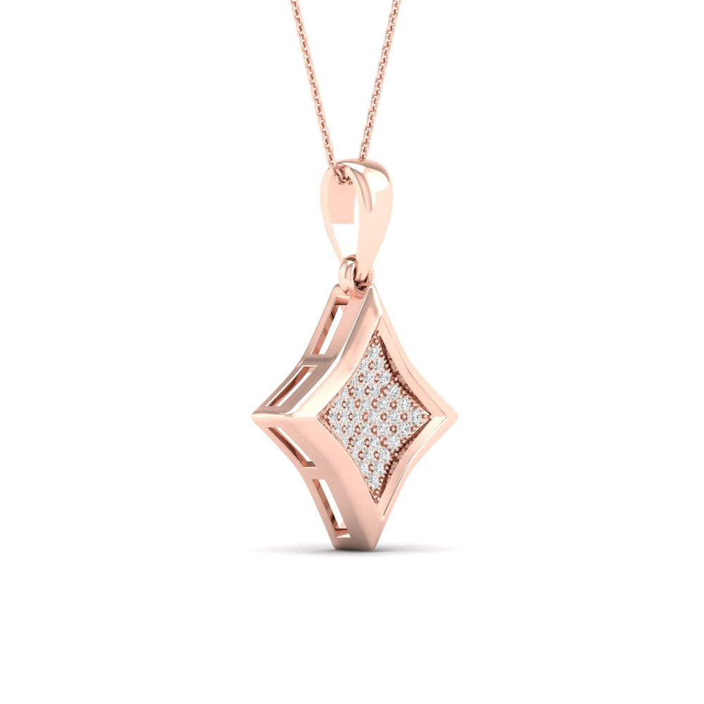 10K 0.10CT Diamond Pendant