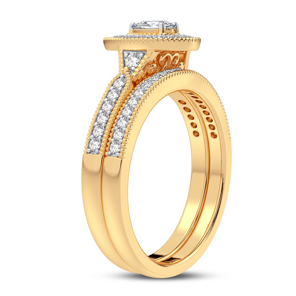 14K 0.50CT Diamond Bridal Ring