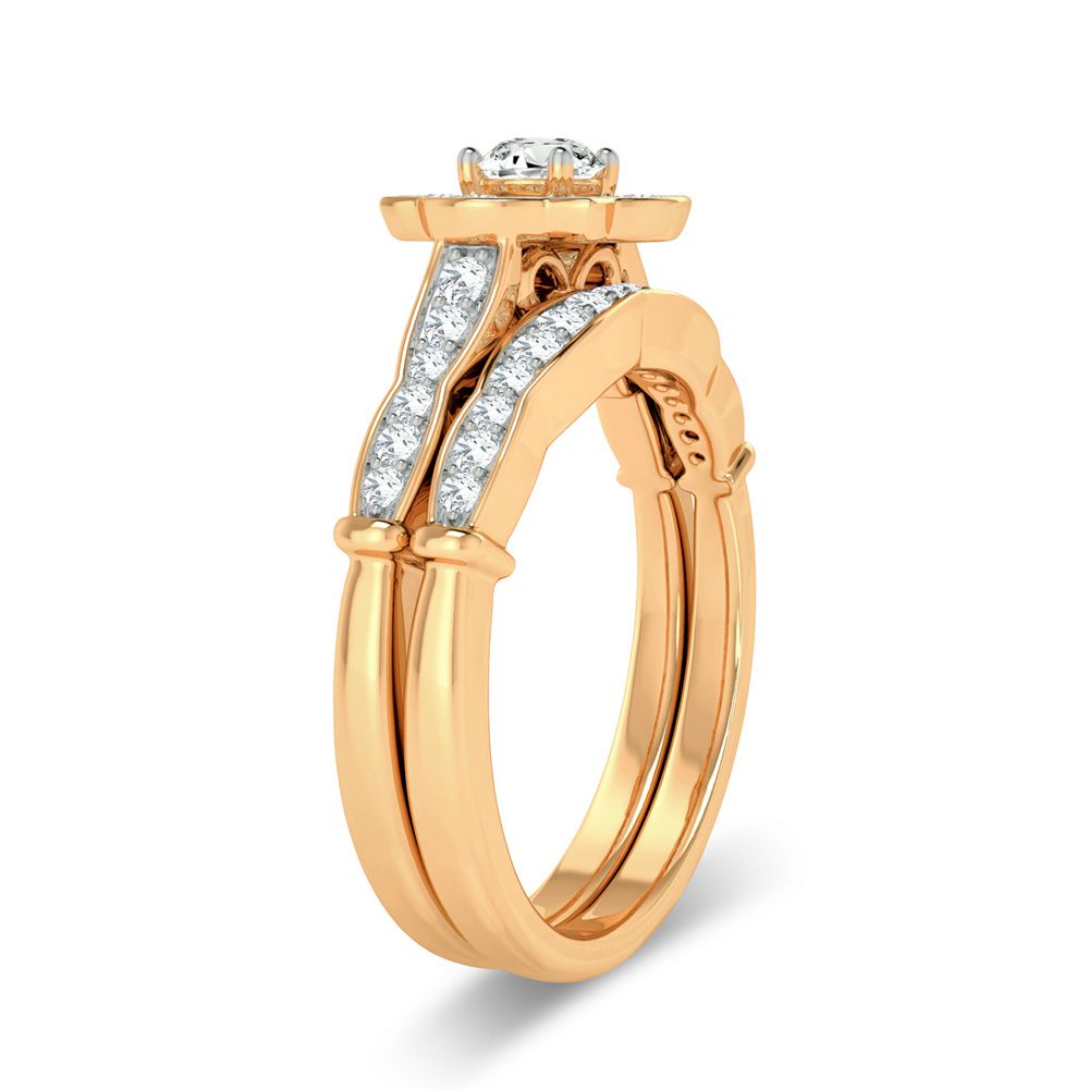 14K 0.50ct Diamond Bridal Ring