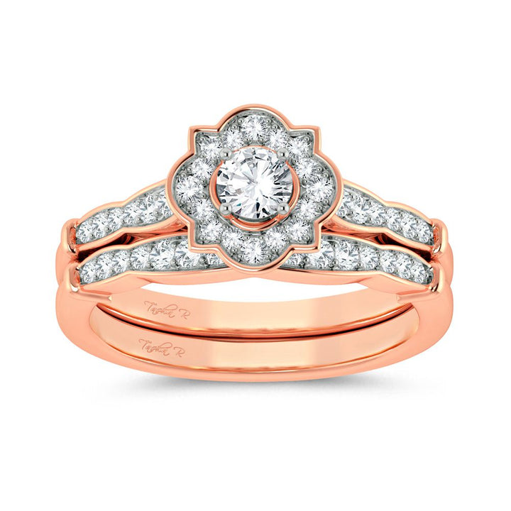 14K 0.50ct Diamond Bridal Ring