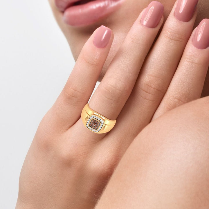 14K 0.50ct Diamond Mens Ring