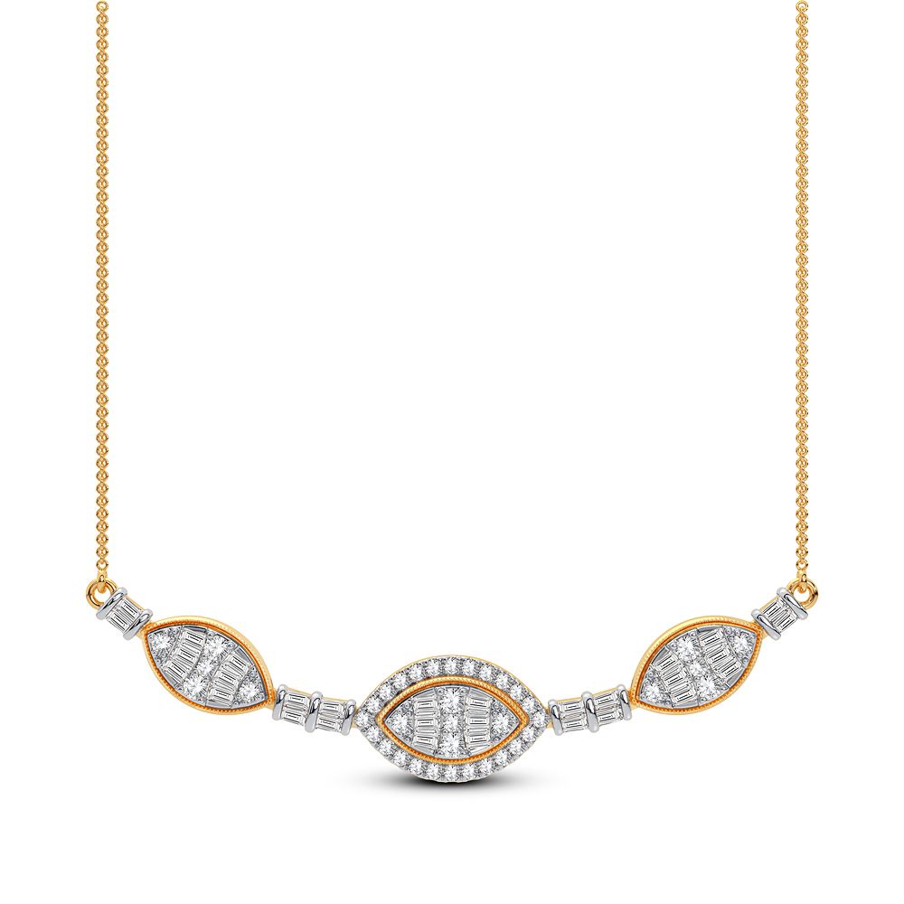 14K 0.90CT Diamond Necklace