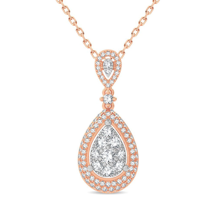 14K 1.13CT Diamond Pendant