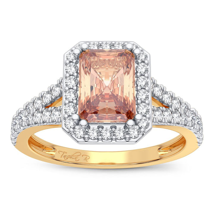 14K 0.33ct Morganite ring