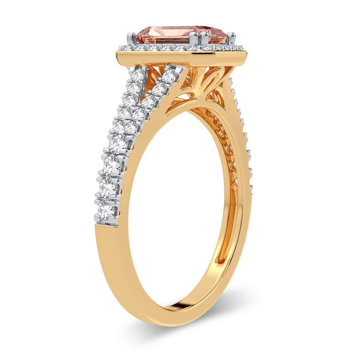 14K 0.33ct Morganite ring