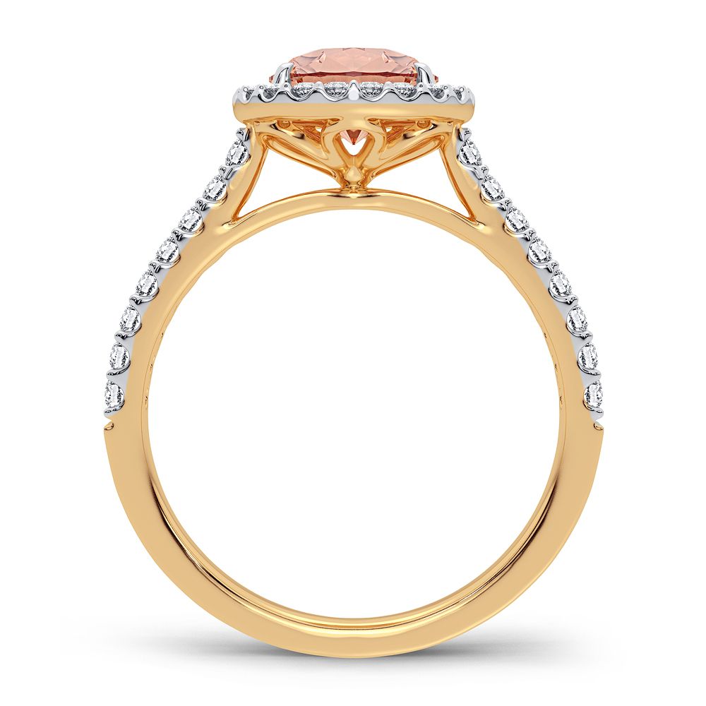 14K 0.33ct Morganite ring