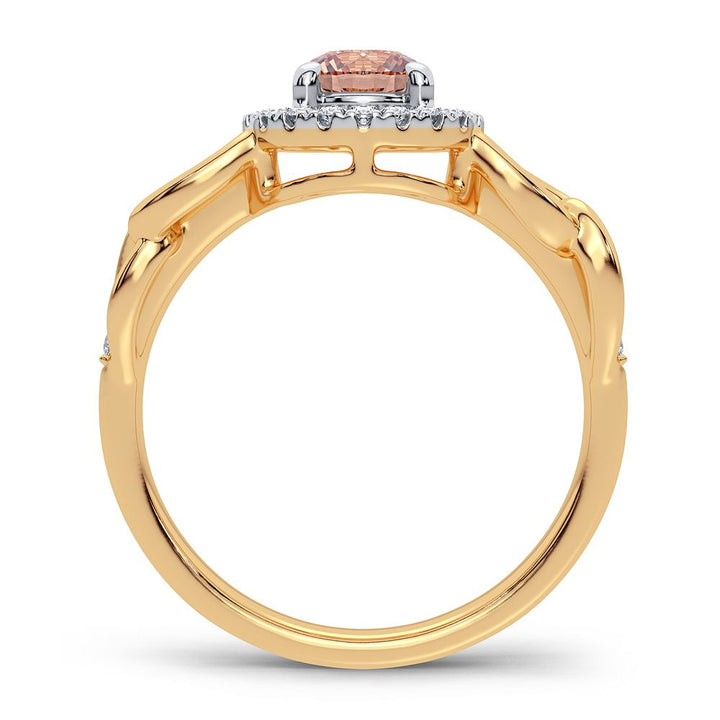 14k 0.20ct Morganite Ring