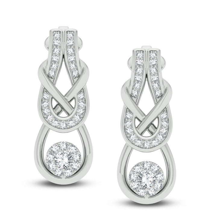 14K 0.50CT DIAMOND EARRING