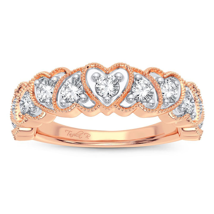 14K 0.60CT Diamond Band