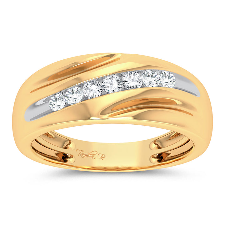 14K 0.25CT DIAMOND MENS RING