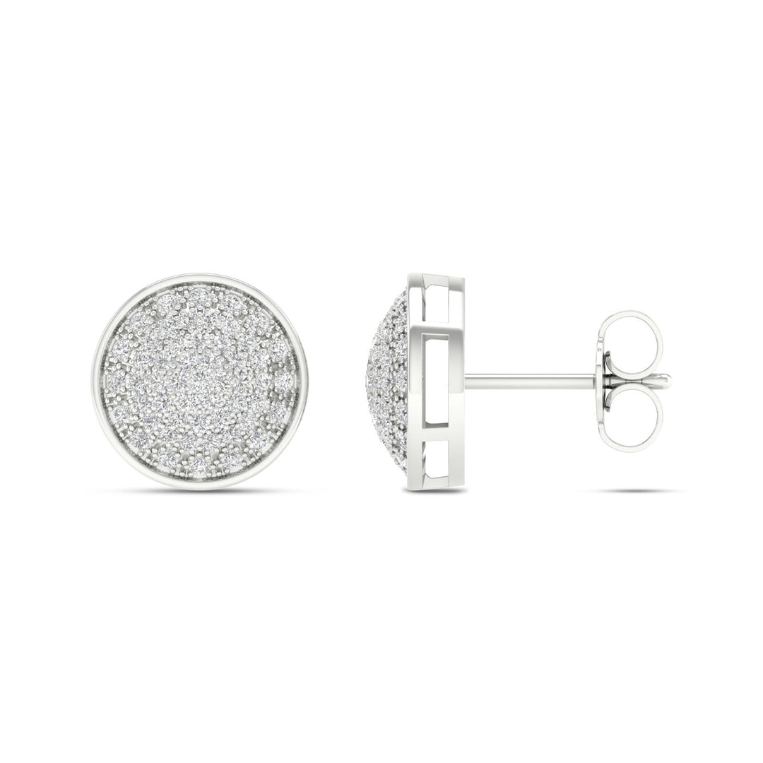 Elegant 10K 0.25CT Diamond Earring