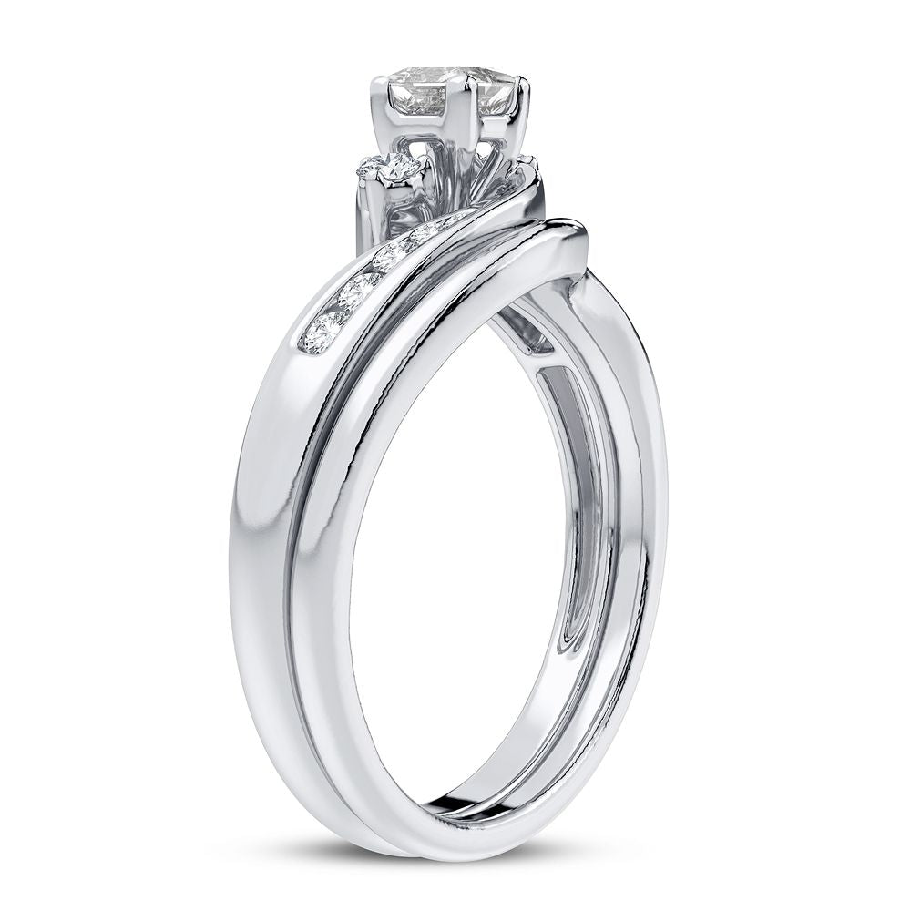 10K 0.35CT Diamond Bridal Ring