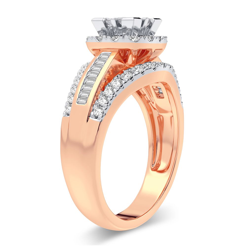 14K 0.90CT Diamond Ring