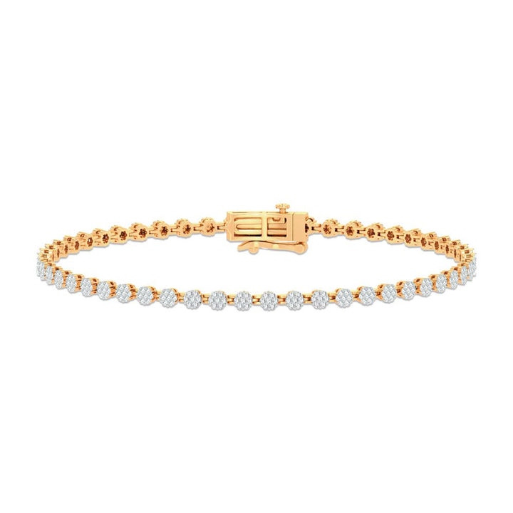 14K 1.00ct Diamond Bracelet