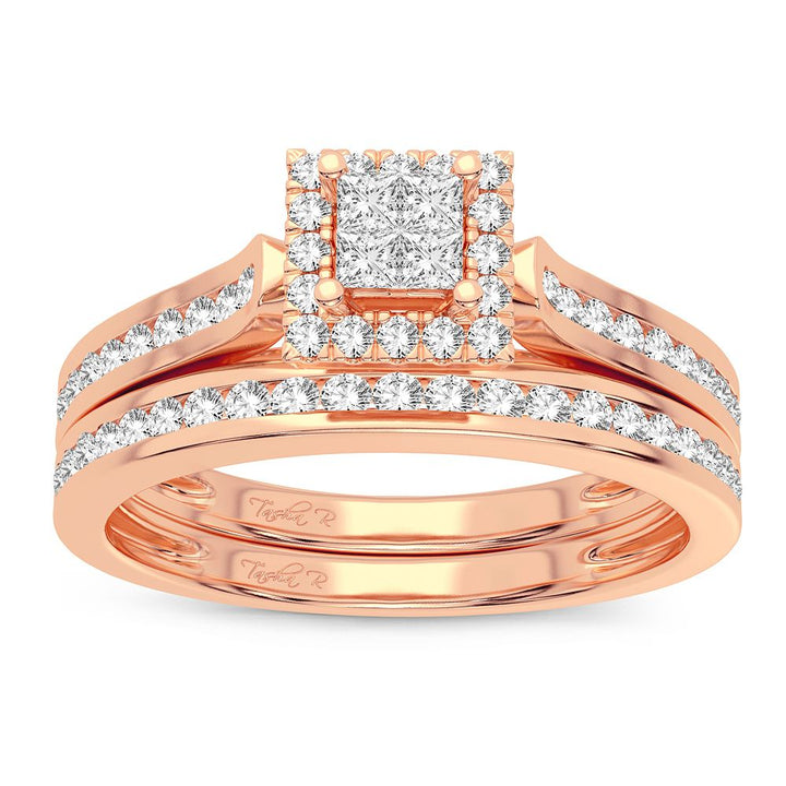 10K 0.42CT Diamond Bridal Ring